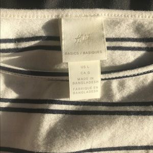 H&M Stripped top